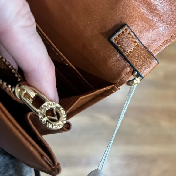 Valentino Orlandi Brown Crossbody Bag, signature, chocolate, tan, brown, small - Picture 15 of 16